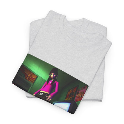 Y2K Vibe Girl In Her Room Tee