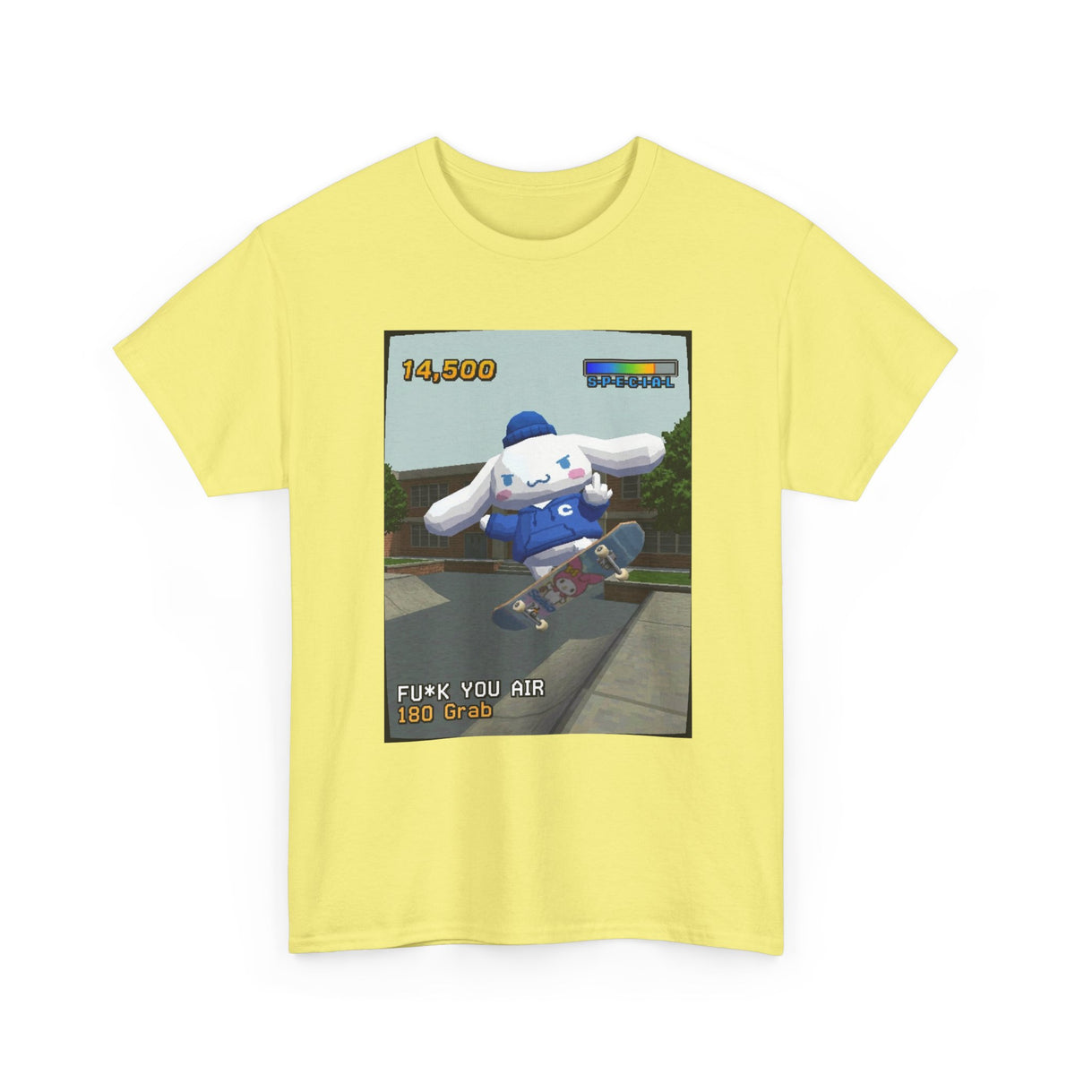Cinnamoroll Skater Flipping The Bird Tee