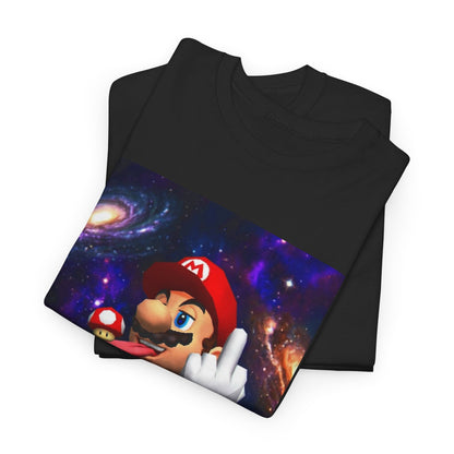 Mushroom-Tripping Plumber Gives The Finger Tee