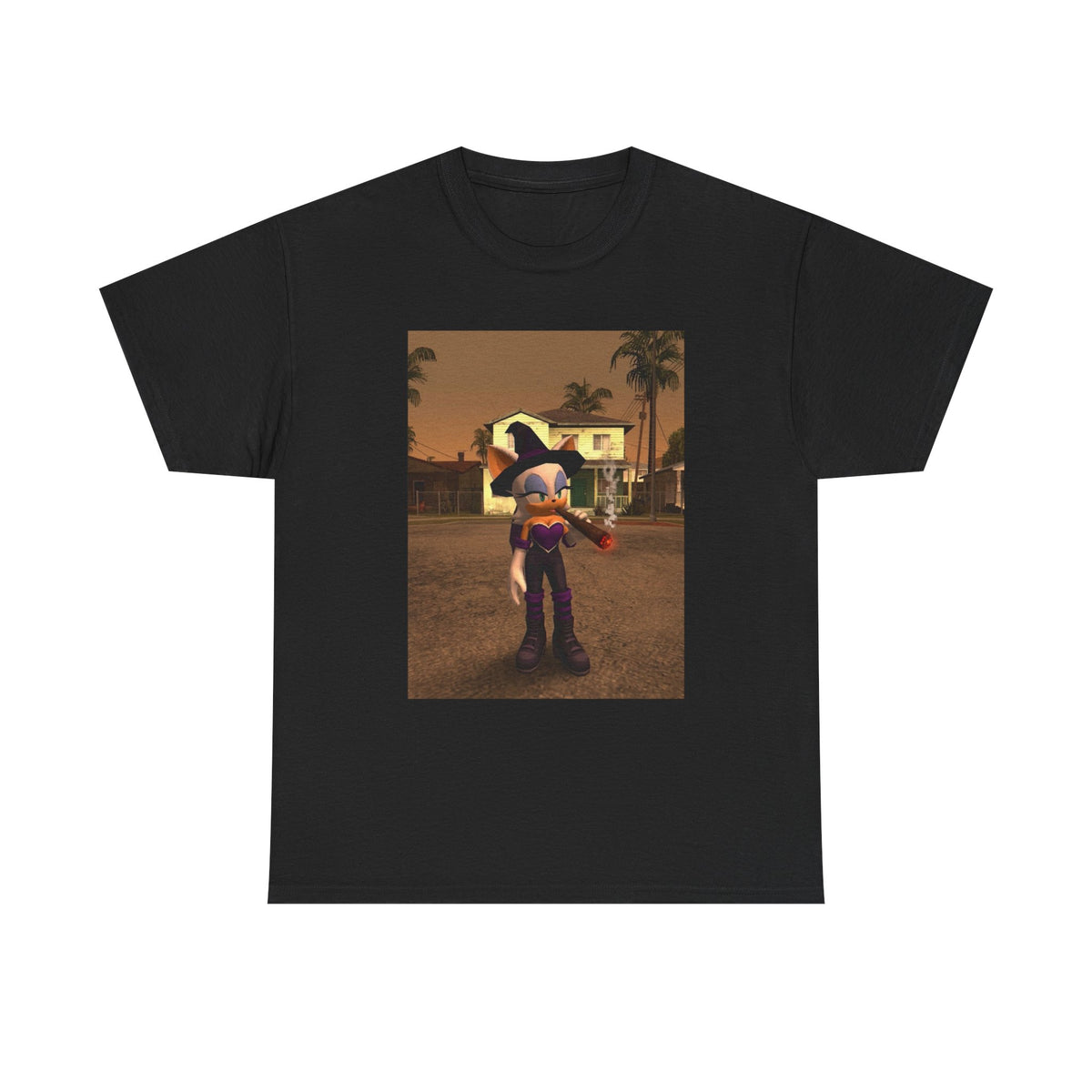 Rouge The Bat Smoking A Blunt Tee
