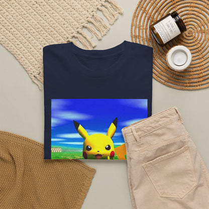 Pikachu Giving The Finger On A Bench