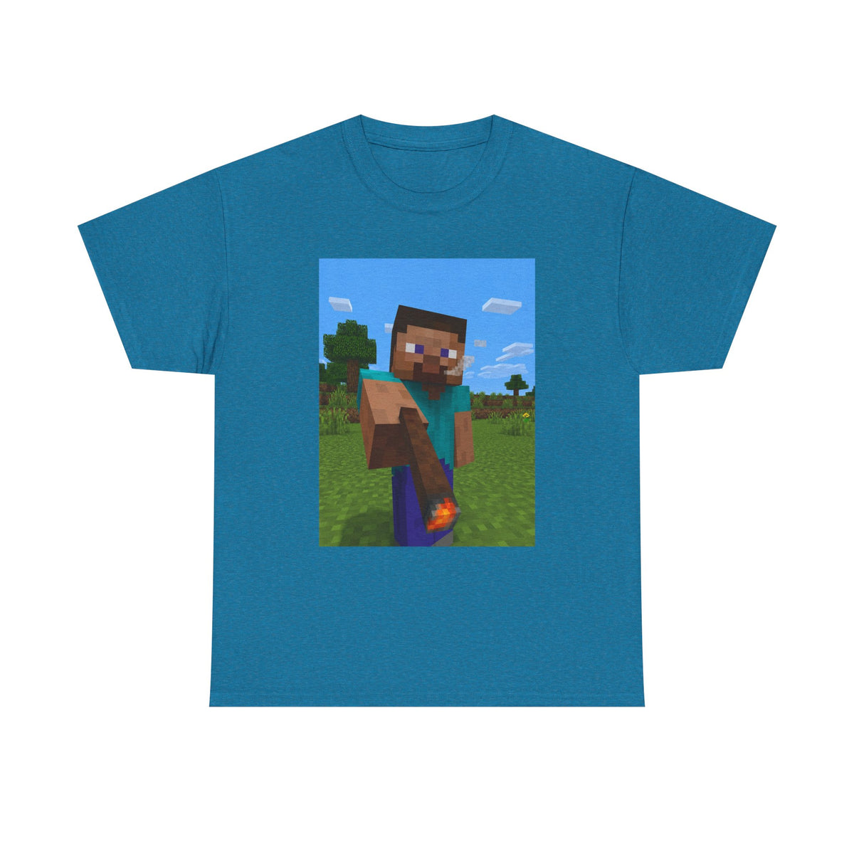Steve Offering A Lit Blunt Tee