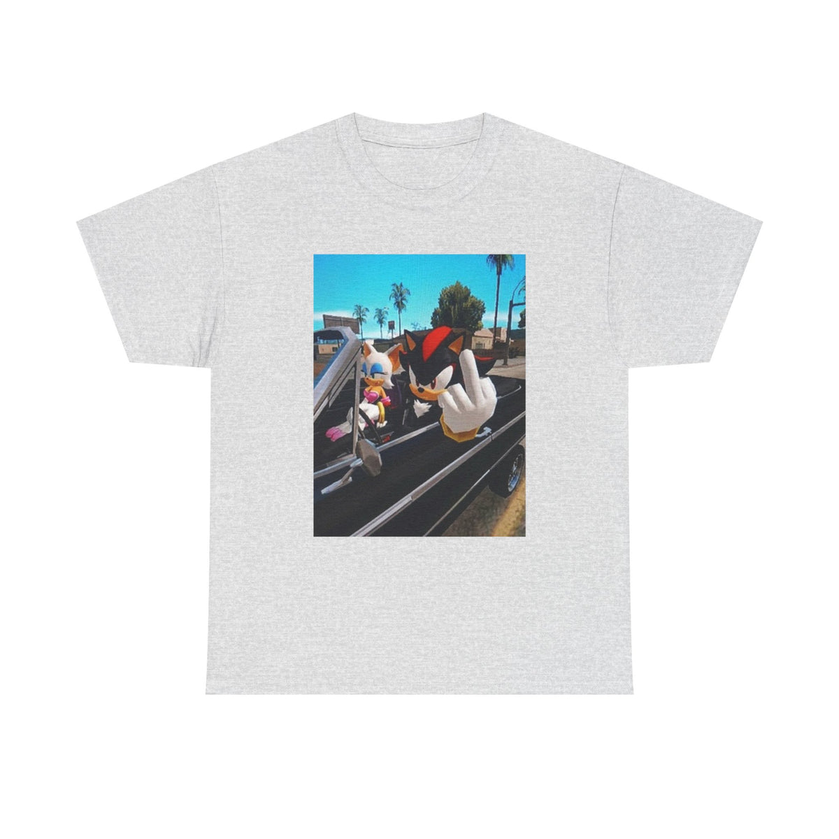 Shadow And Rouge Flipping The Bird Tee
