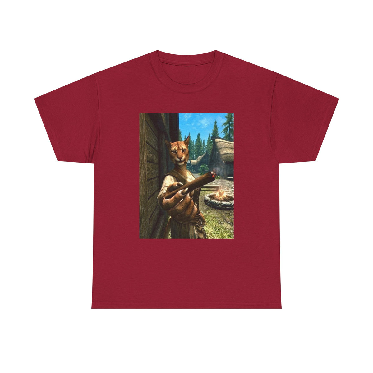Khajiit Offering Big Blunt Tee