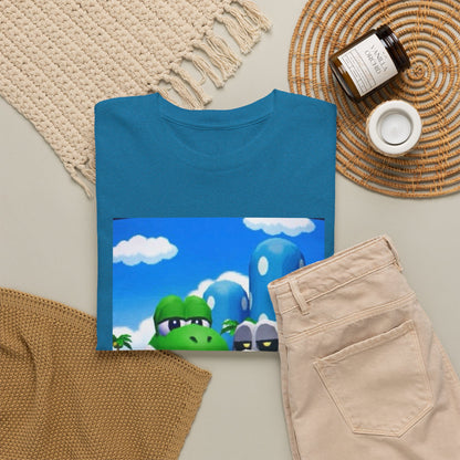 Yoshi And Dry Bones Flipping Off Tee (Design 7)