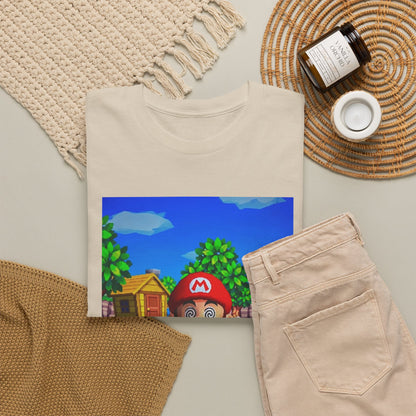 Mushroom-Tripping Mario Flips The Bird Tee