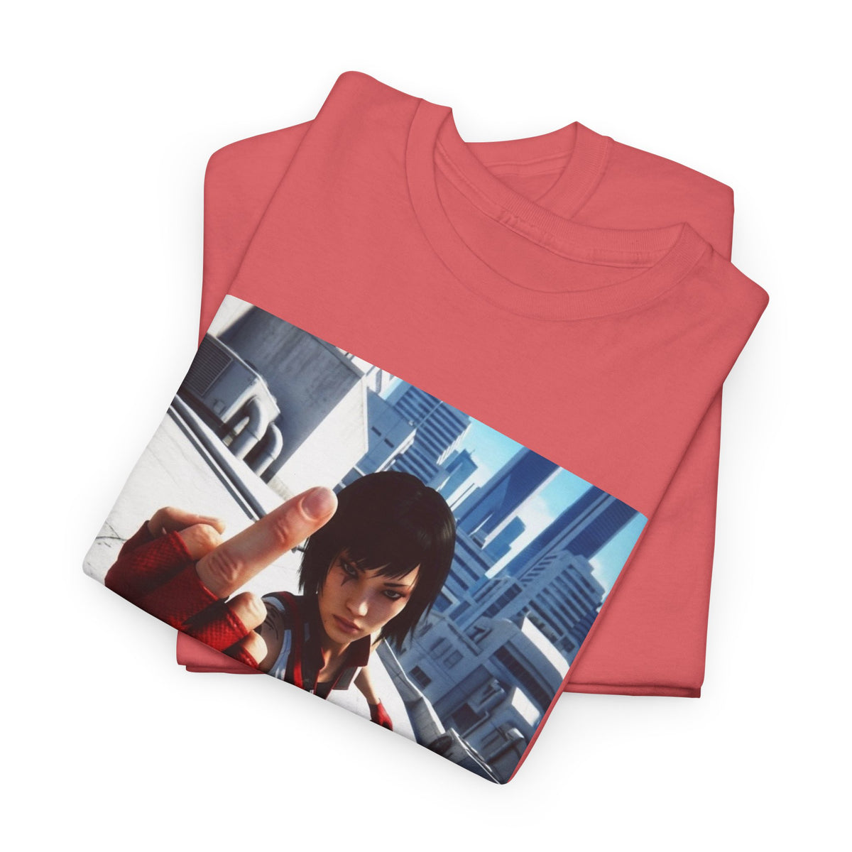 Faith Connors Flipping The Bird Rooftop Tee