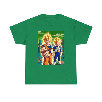 Goku and Vegeta Powering Up With Blunts