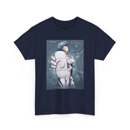 Rei Ayanami Holds PSP Collaboration Tee