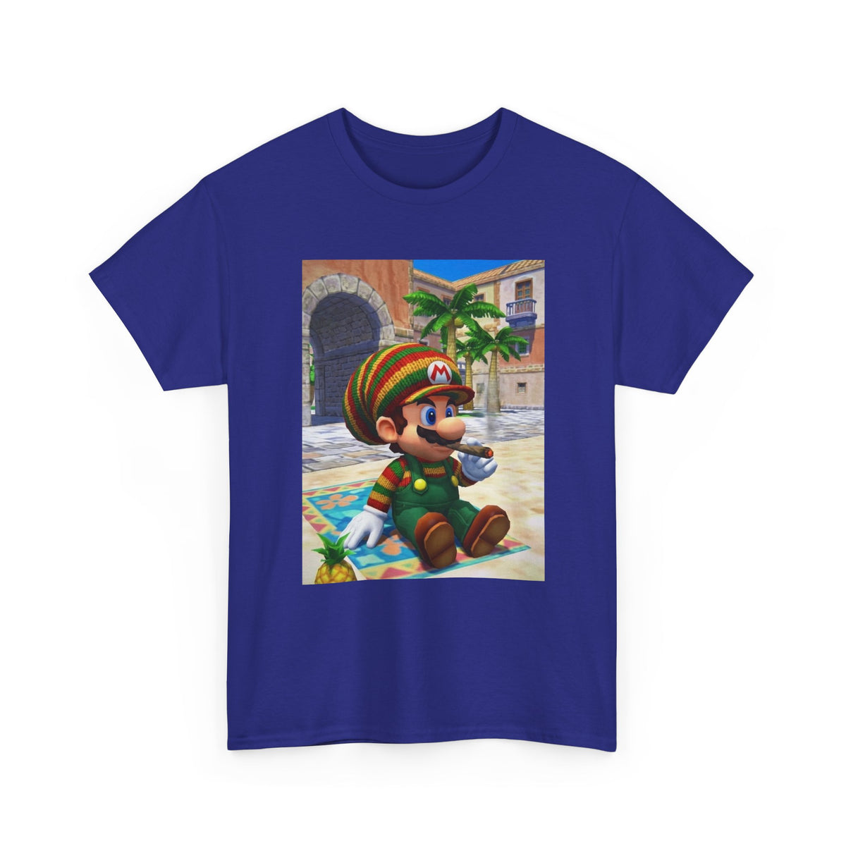 Rasta Mario Chilling With A Blunt