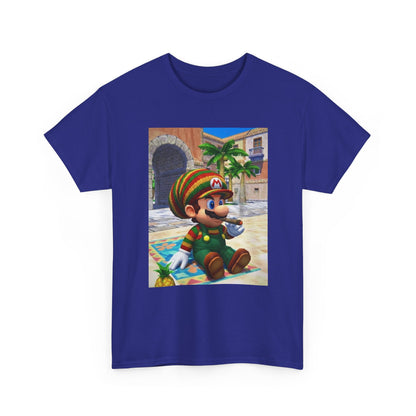 Rasta Mario Chilling With A Blunt