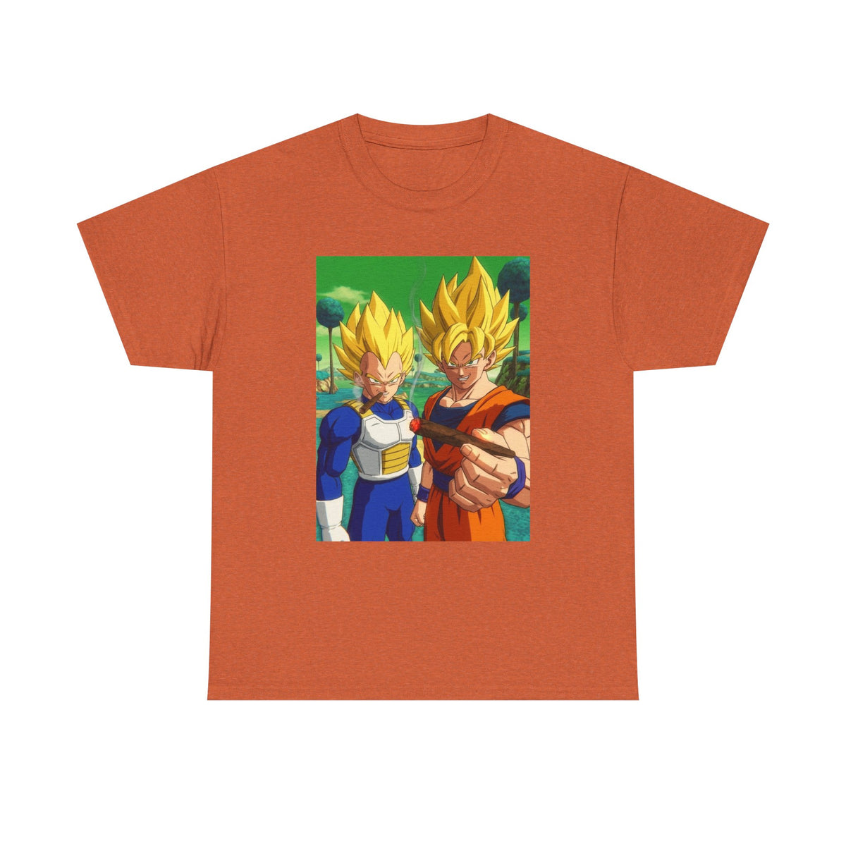 Goku and Vegeta Sharing a Blunt Tee