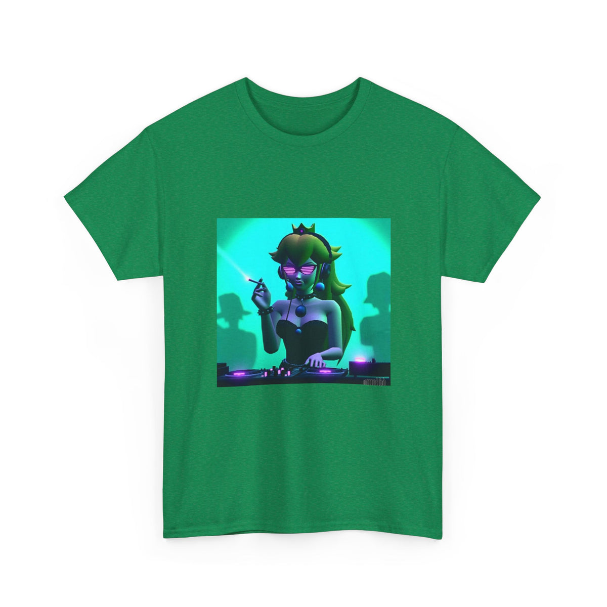 Dark Princess Peach DJ Smoking Tee
