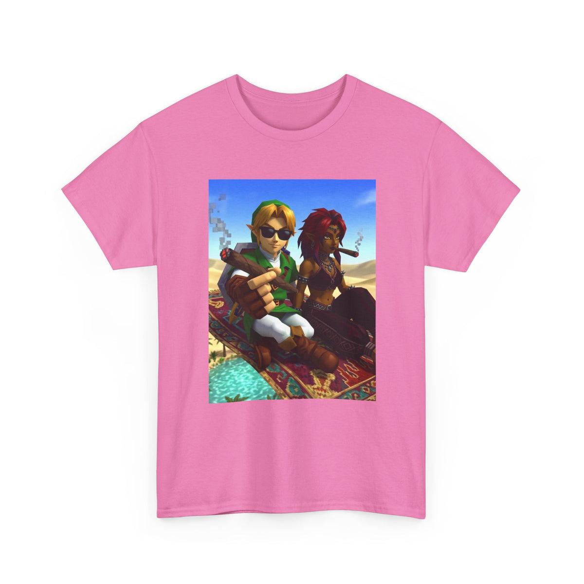 Link and Urbosa Hotbox Magic Carpet Tee