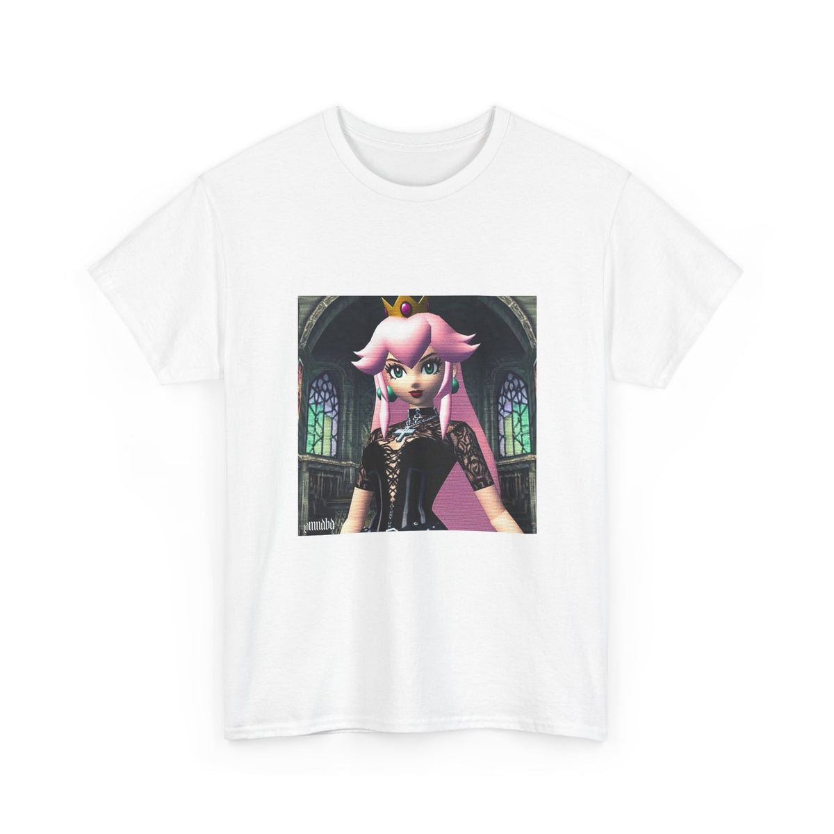 Goth Princess Peach In The Castle Tee