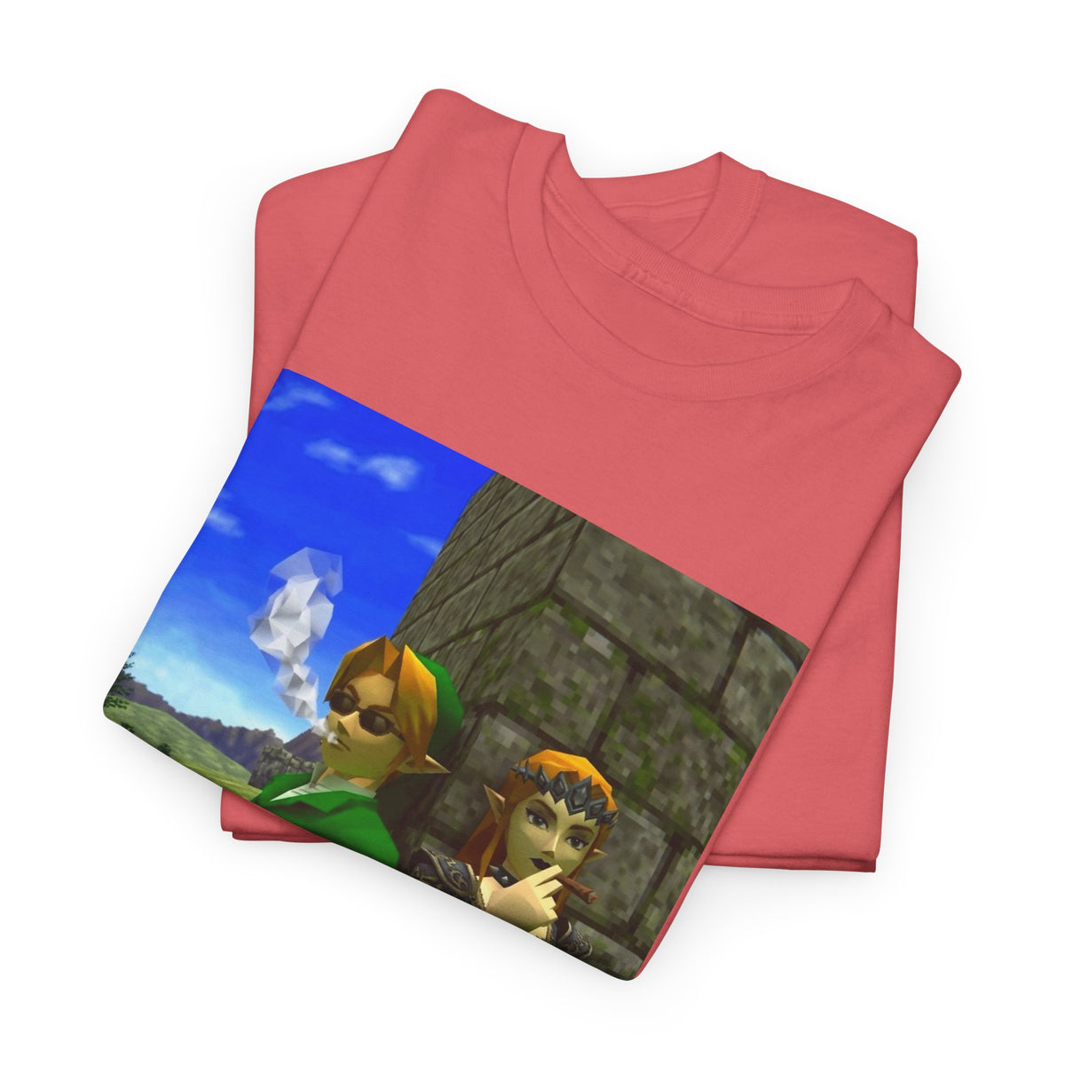 Link And Zelda Smoke Blunts Tee