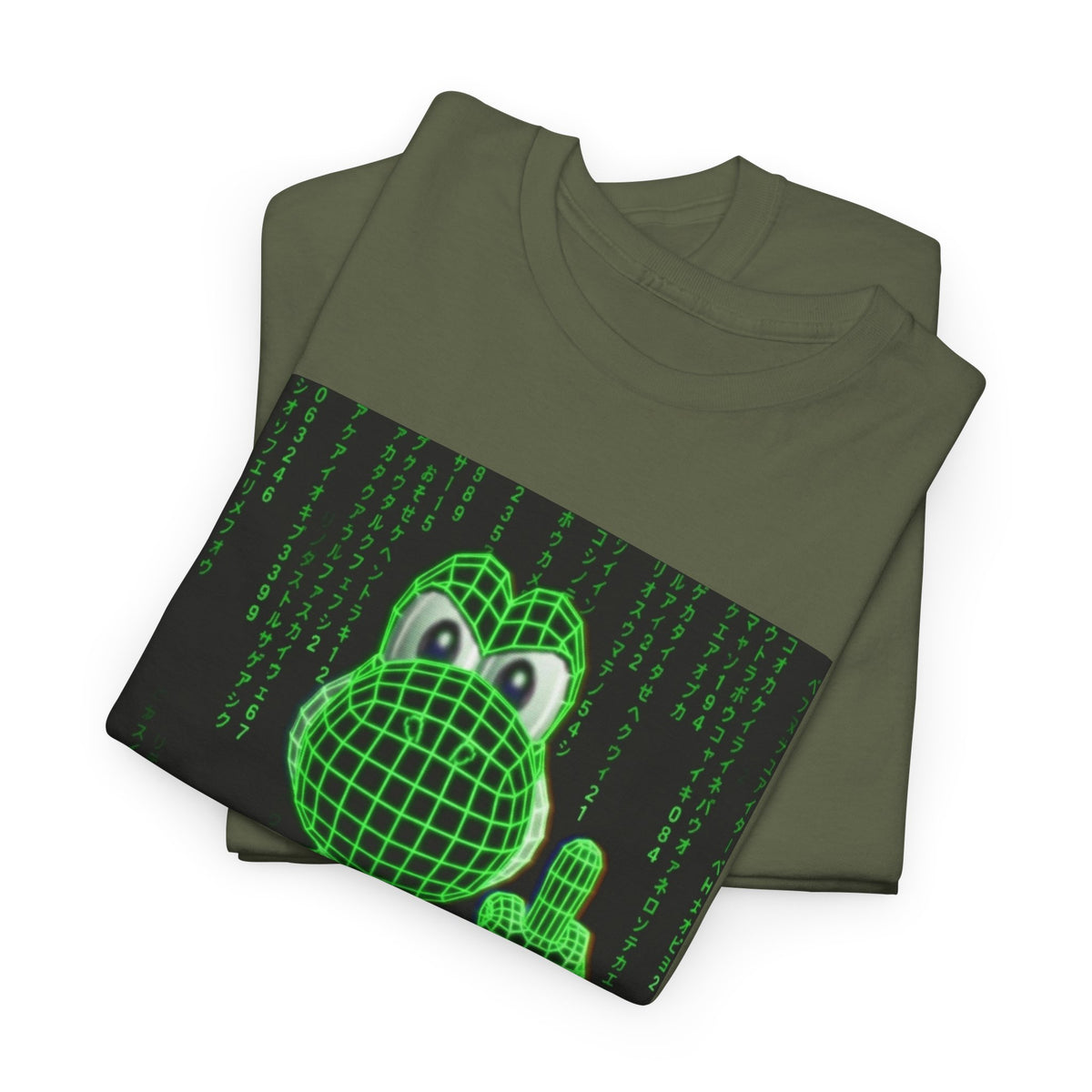 Matrix Yoshi Flipping The Bird Tee