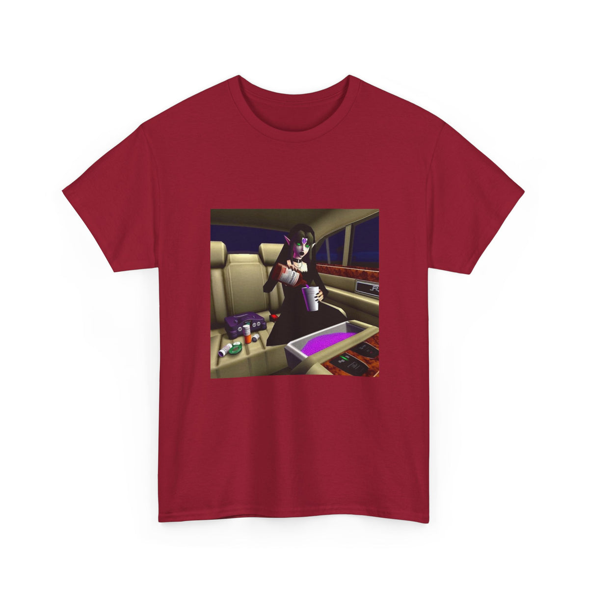 Gothic Elf Pouring Lean In Limousine