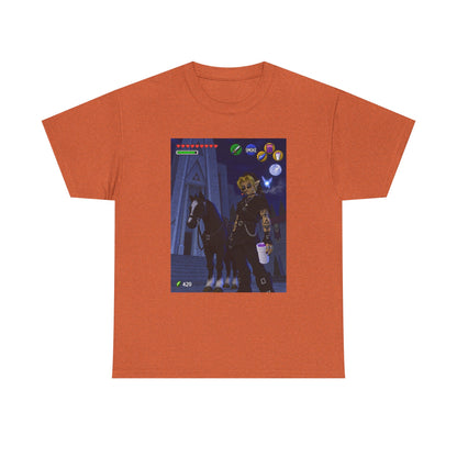 Goth Link Smoking With Epona Tee