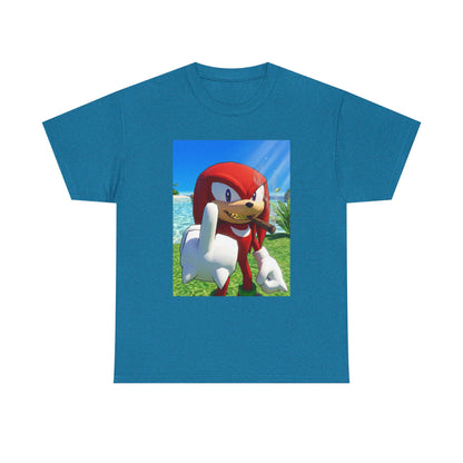 Knuckles Smoking Cigar On Tropical Beach