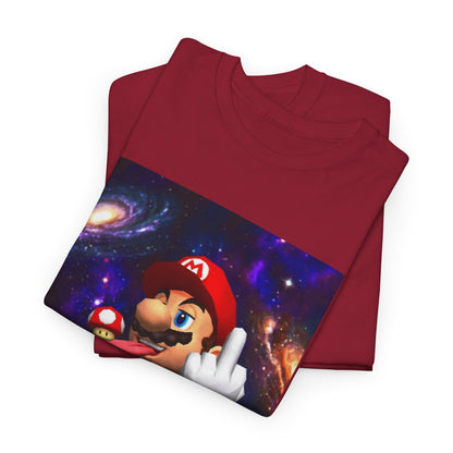 Mushroom-Tripping Plumber Gives The Finger Tee