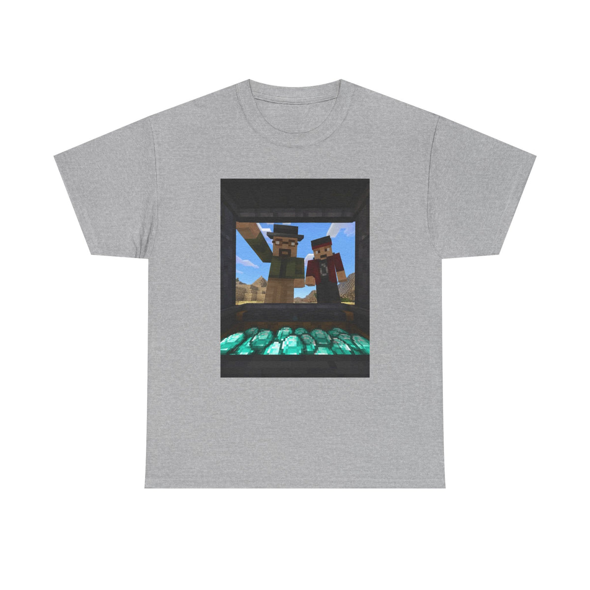 Pixelated Duo With Precious Gems