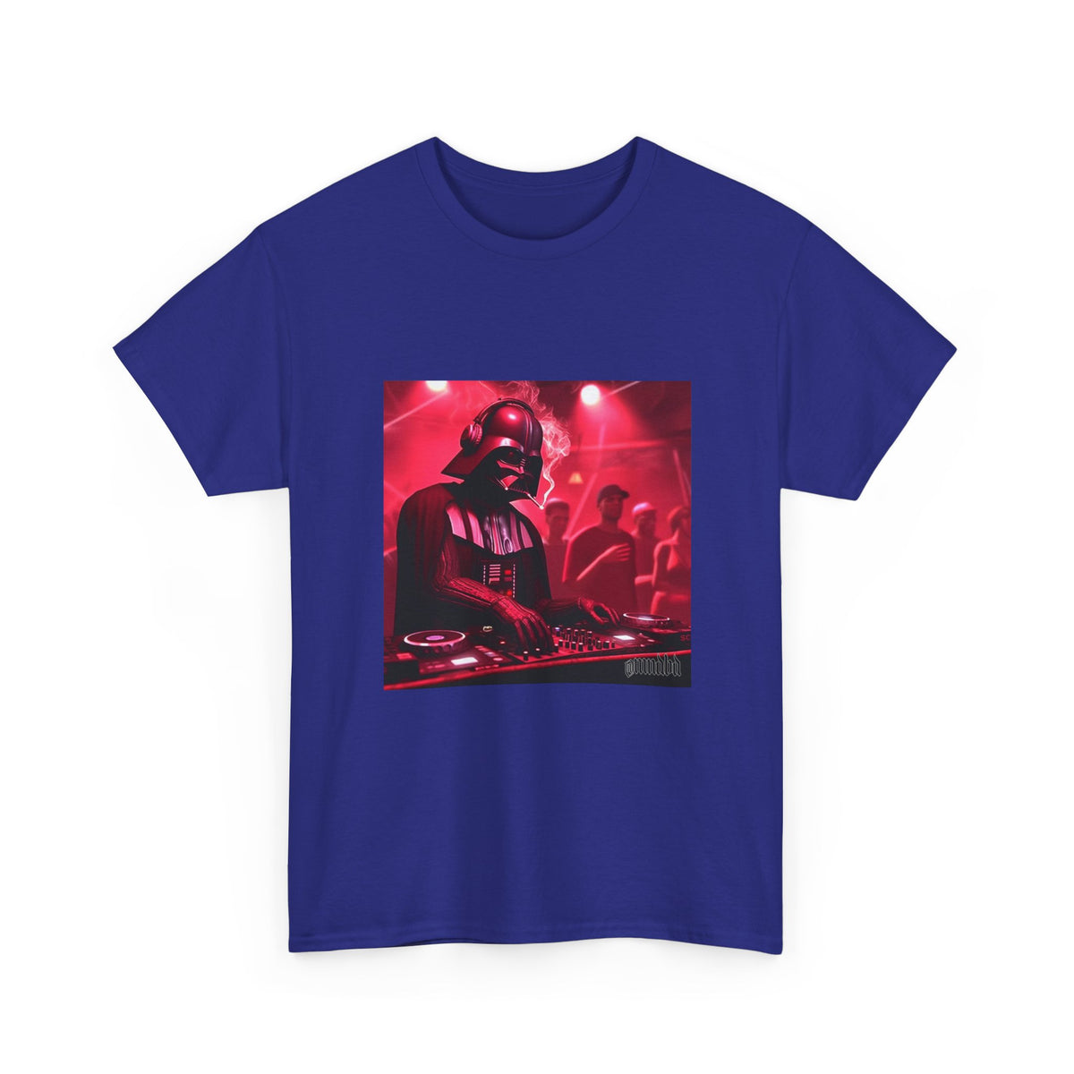 Darth Vader DJ Mixing And Smoking Tee