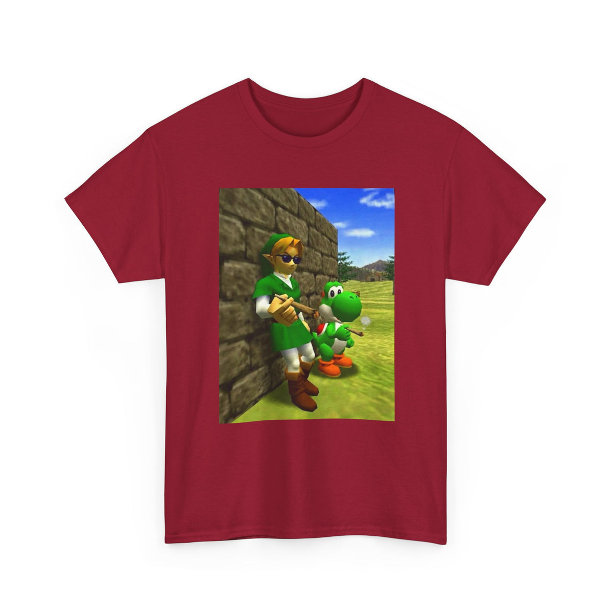 Link and Yoshi Chillin' With Blunts