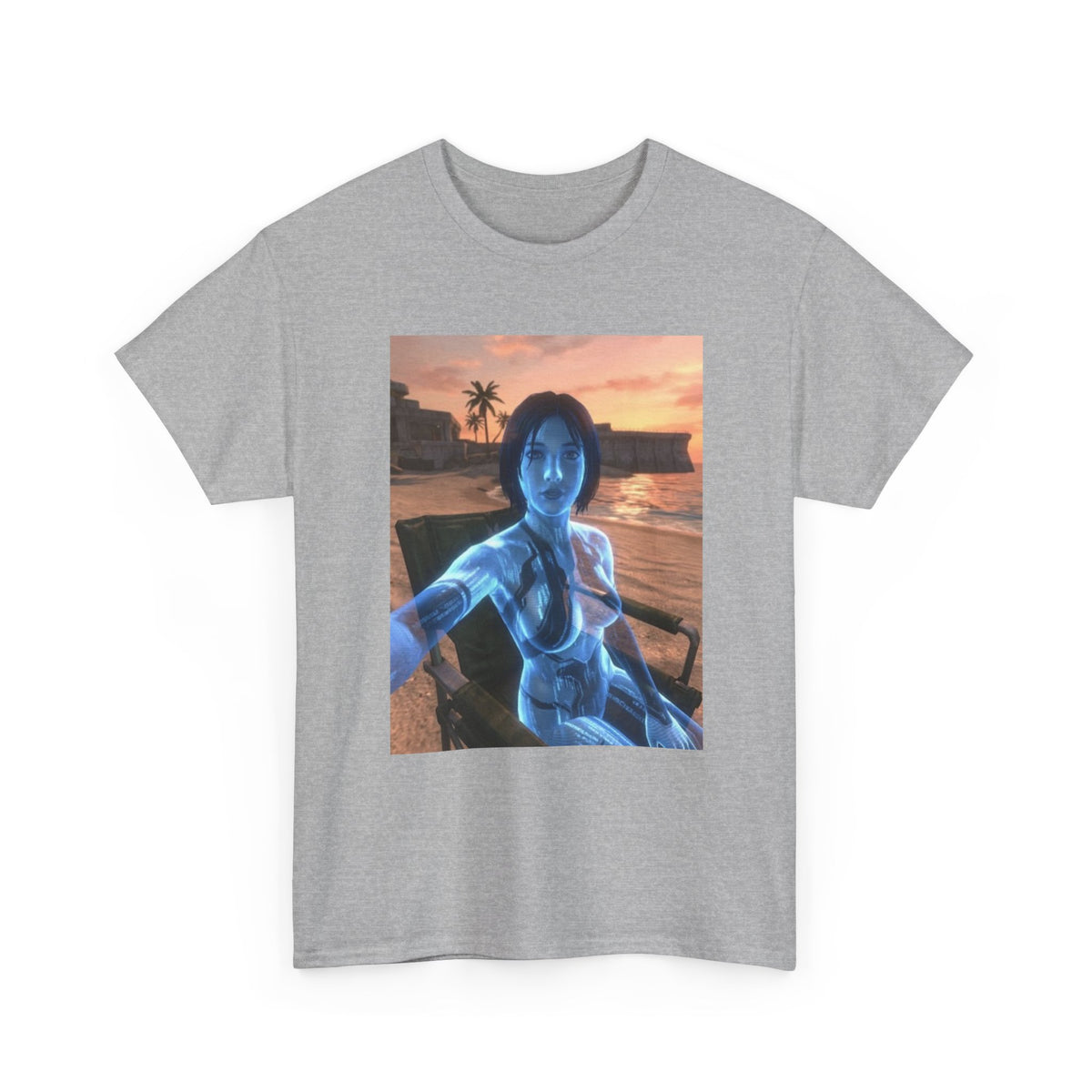 Cortana Taking A Chill Beach Selfie