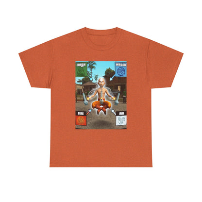 Avatar Aang Element Bending With Bongs Tee