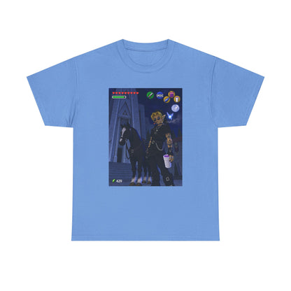 Goth Link Smoking With Epona Tee