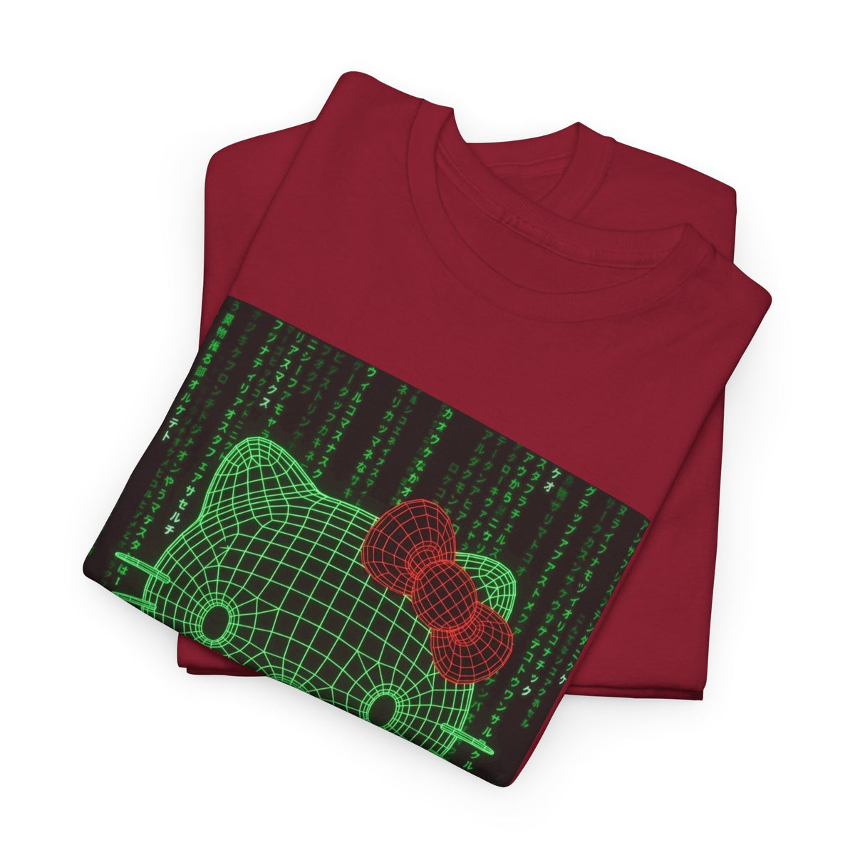 Cyber Hello Kitty Flips The Bird Tee