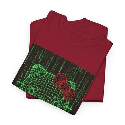 Cyber Hello Kitty Flips The Bird Tee