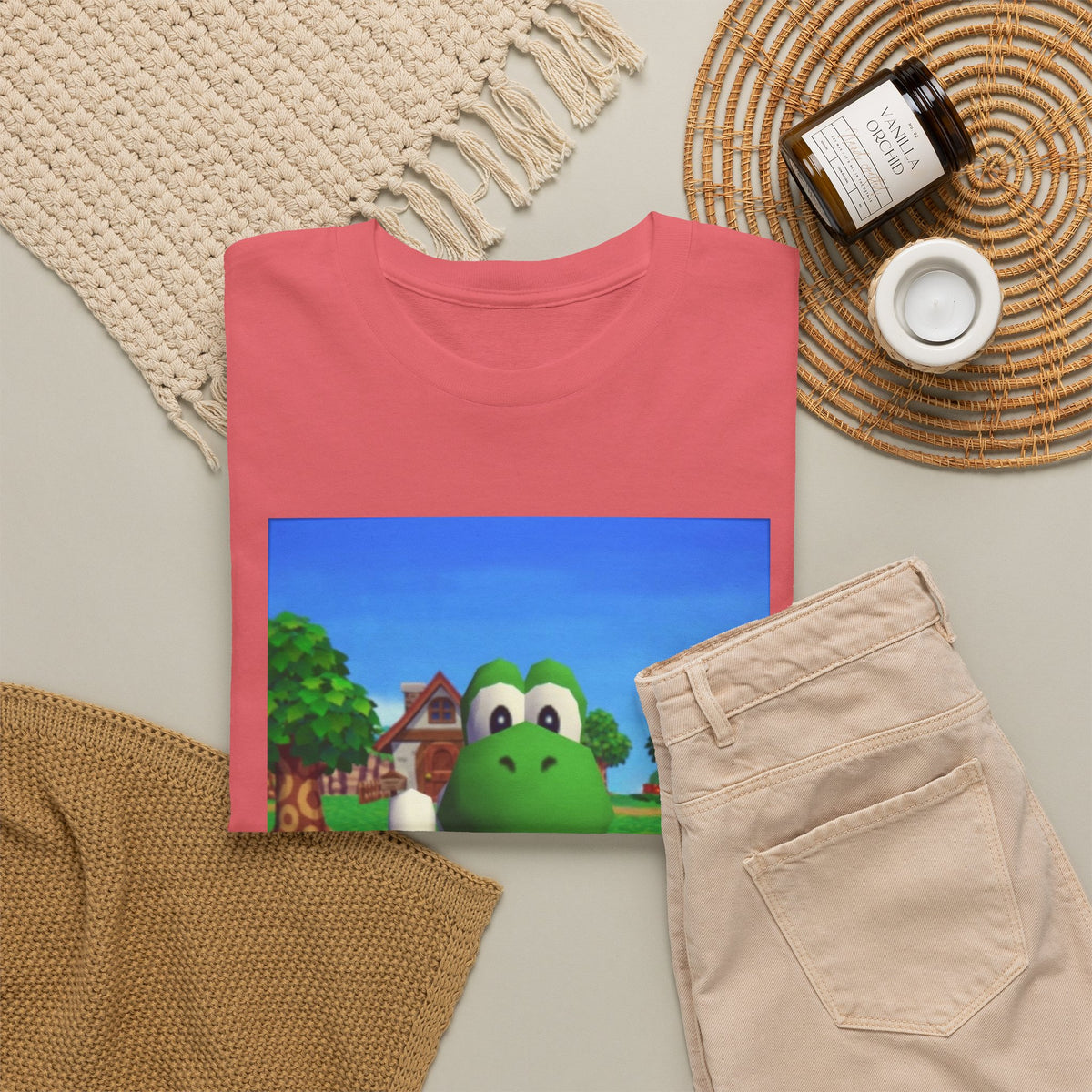 Yoshi Giving The Finger On A Tee