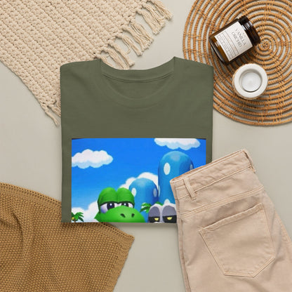 Yoshi And Dry Bones Flipping Off Tee (Design 7)