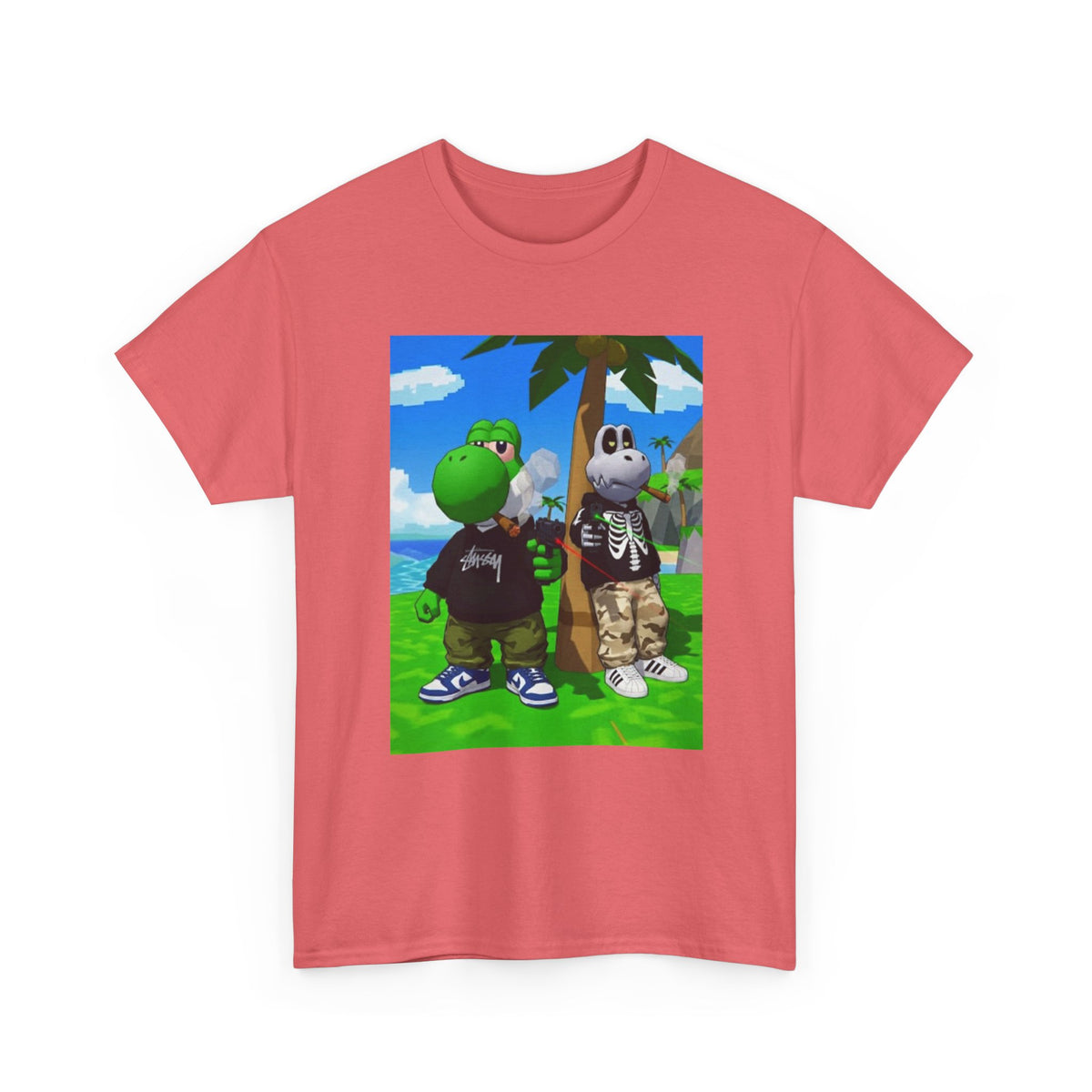 Yoshi And Dry Bones Smoking Thugs