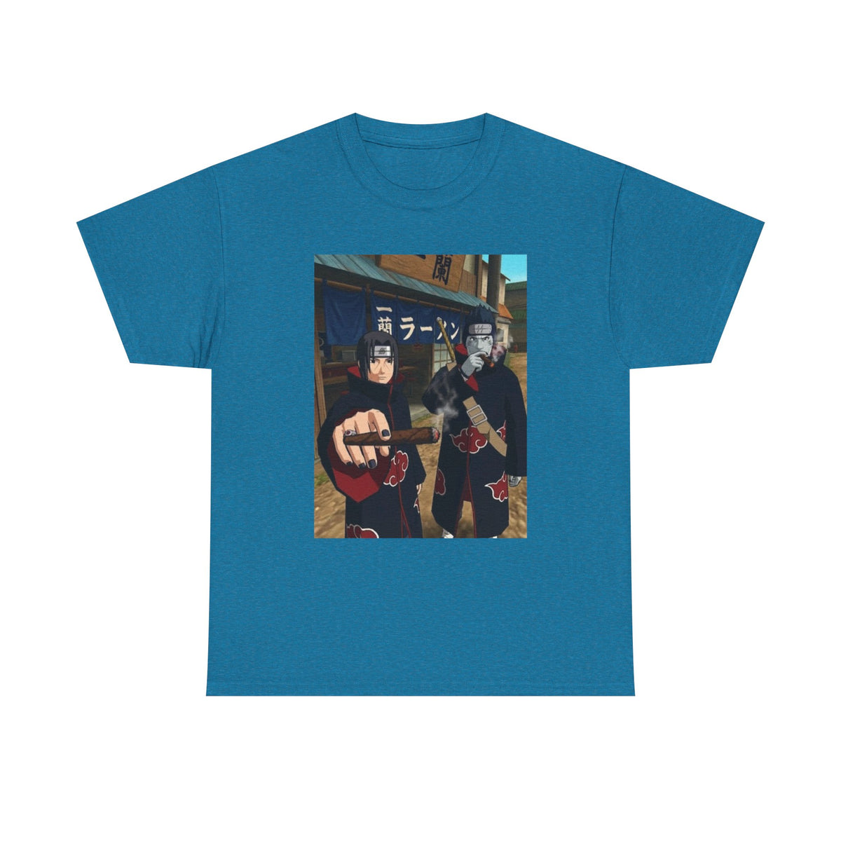 Itachi And Kisame Smoking Akatsuki Tee