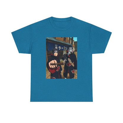 Itachi And Kisame Smoking Akatsuki Tee