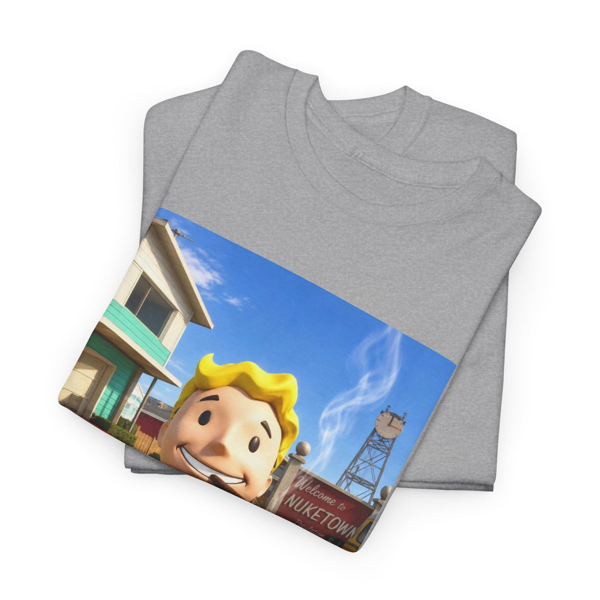 Vault Boy Smoking Blunt In Nuketown