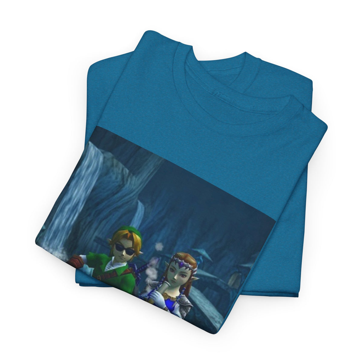 Link And Zelda Chilling With A Bong Tee