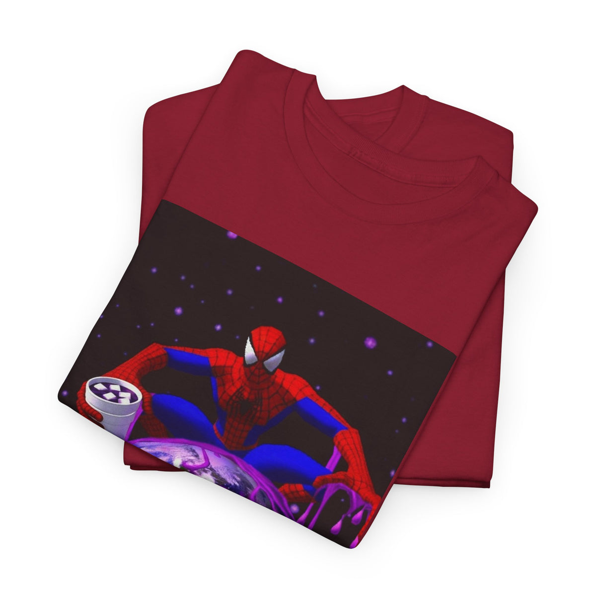 Spider-Man Pouring Lean On Earth