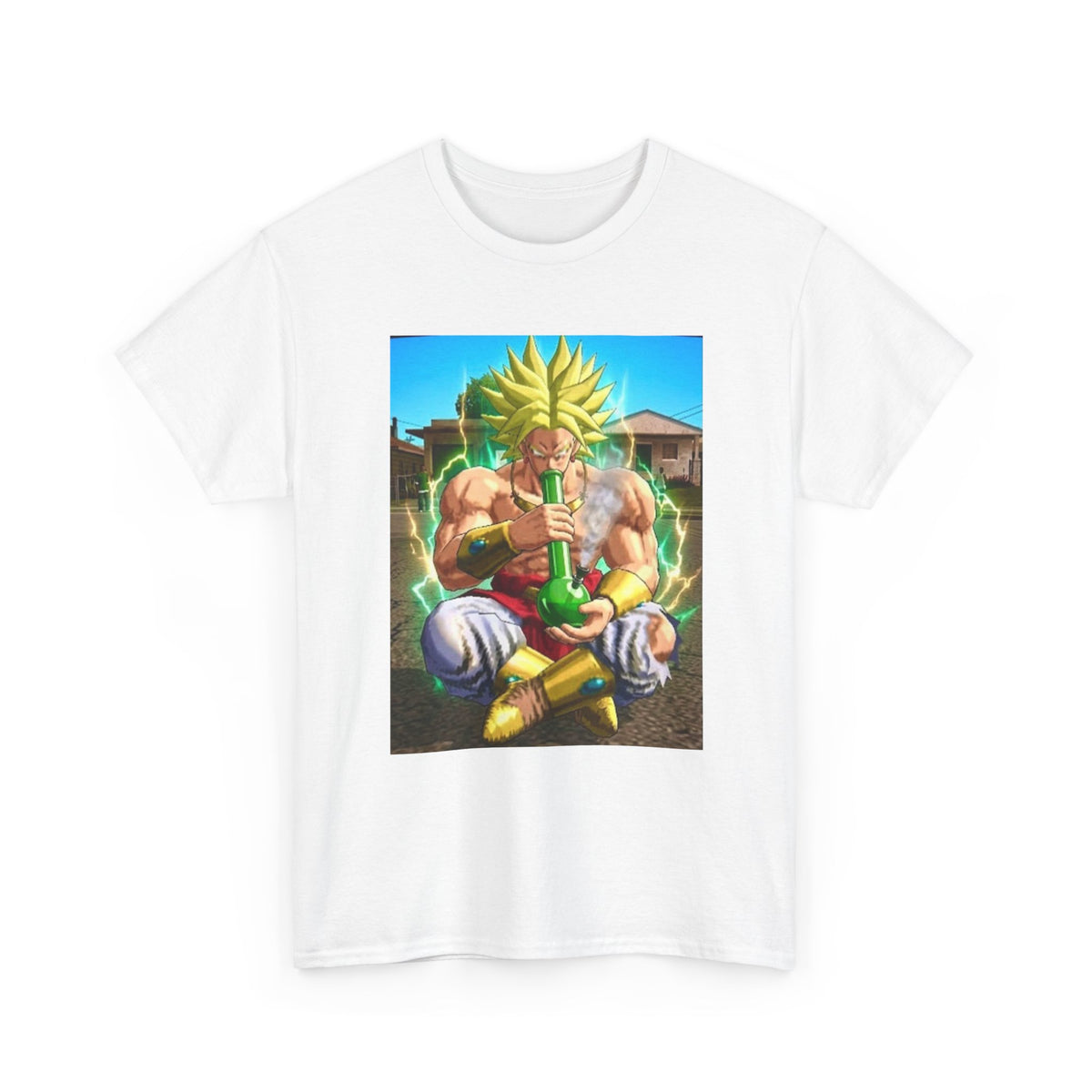 Super Saiyan Broly Taking A Bong Rip Tee