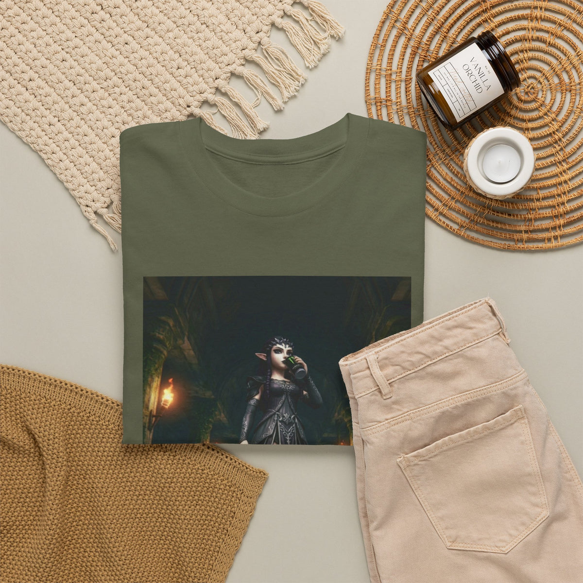 Dark Elf Warrior Energy Boost Tee