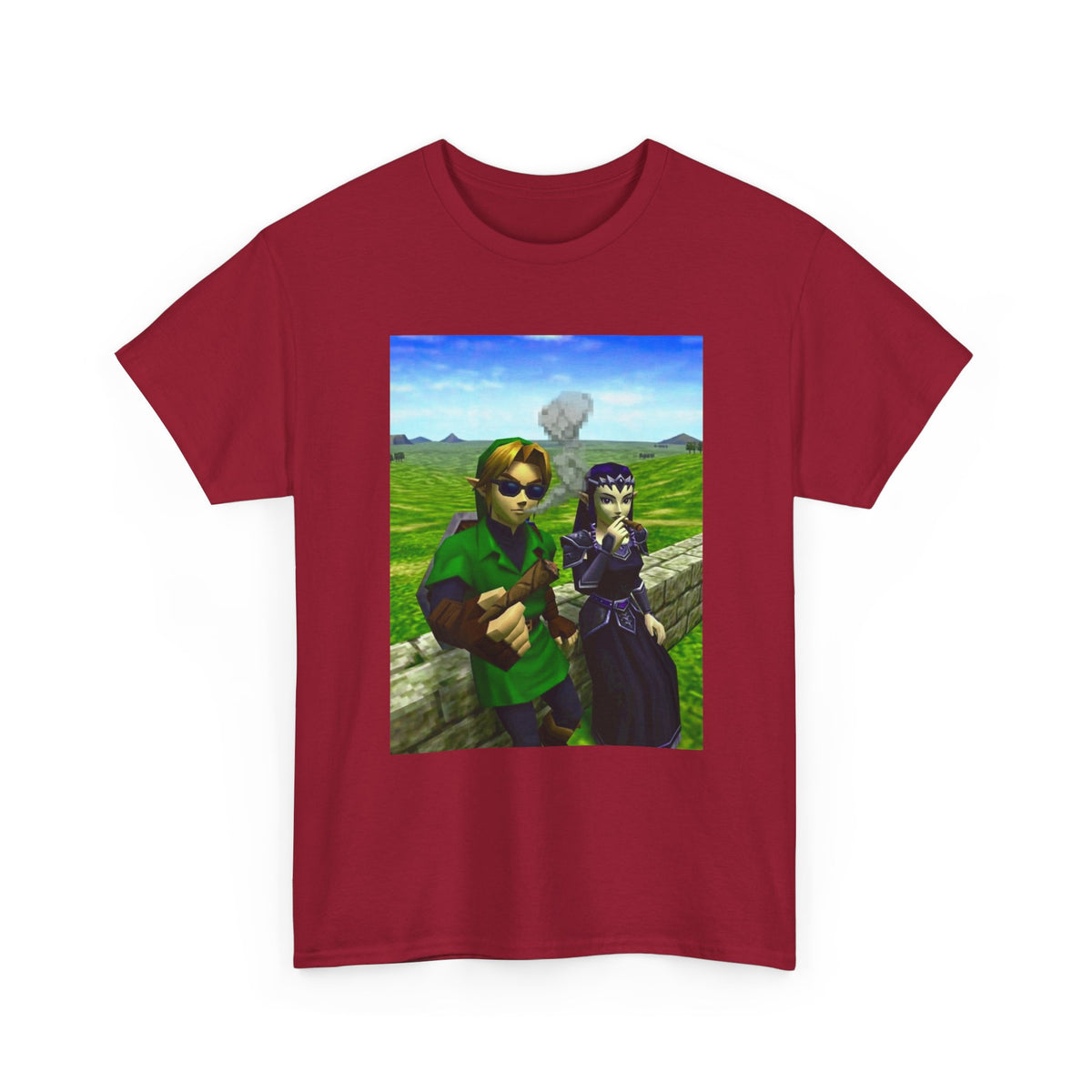 Link and Dark Zelda Blazing Hyrule Field
