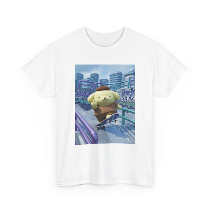 Pompompurin Flipping Off On Skateboard