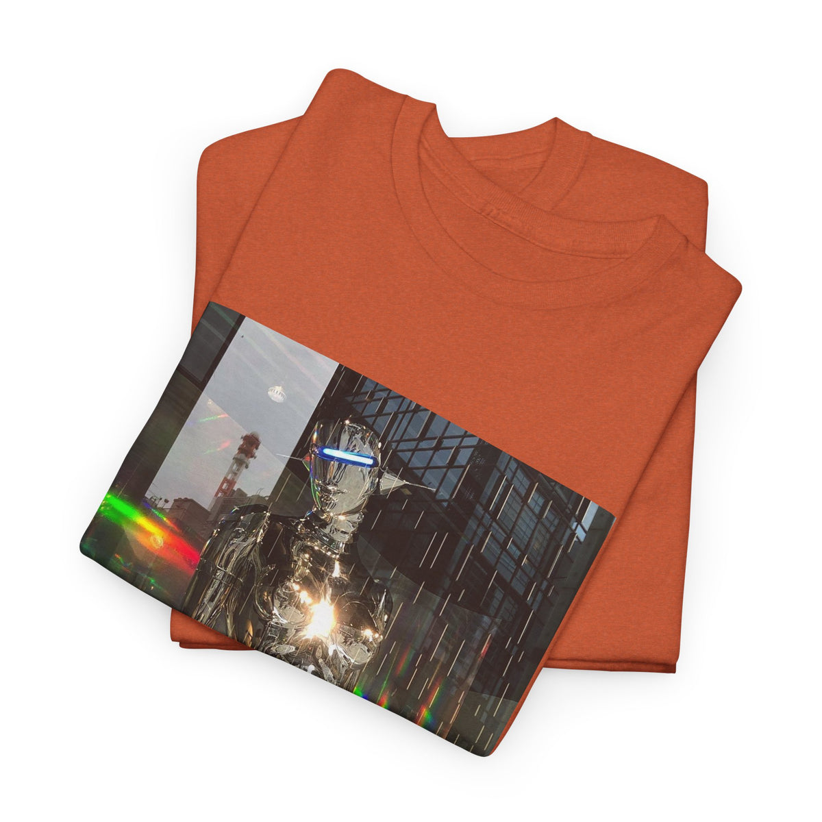 Neon Ember Flow Graphic Tee