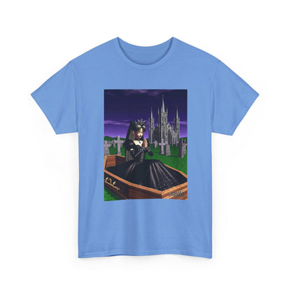 Gothic Girl Meditating In Coffin Tee