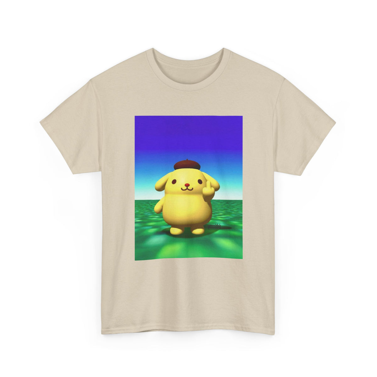 Pompompurin Flipping The Bird Tee