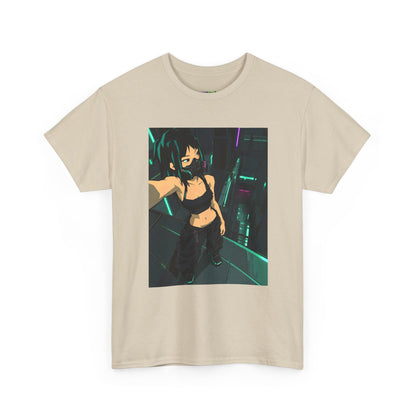 Green Horizon Blur Graphic Tee