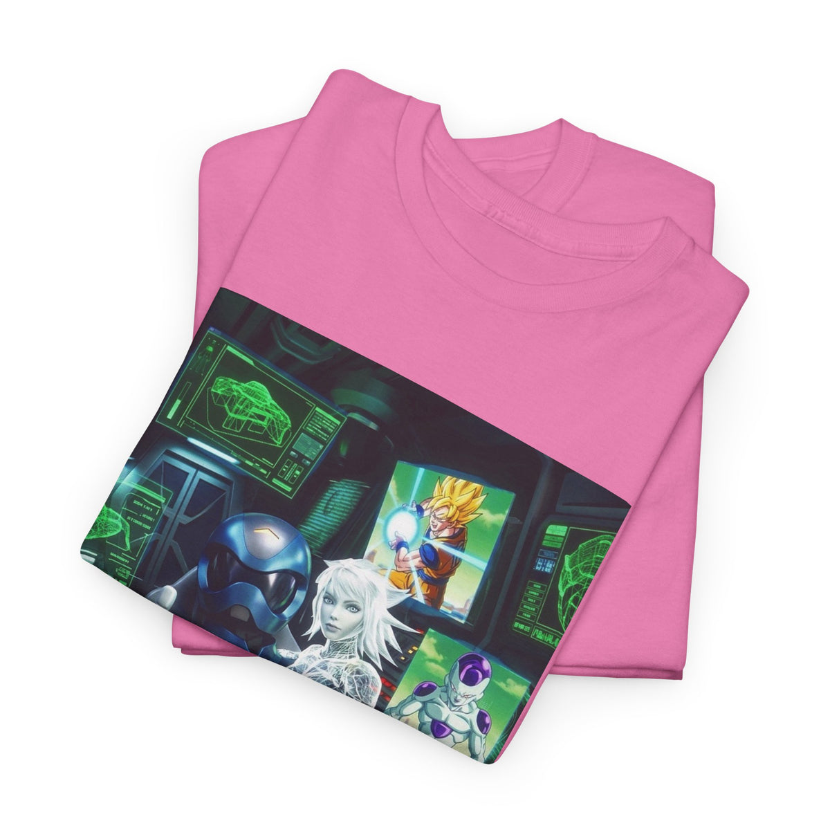 Cybernetic Pilot, Holographic Girl, And Dragon Ball Z